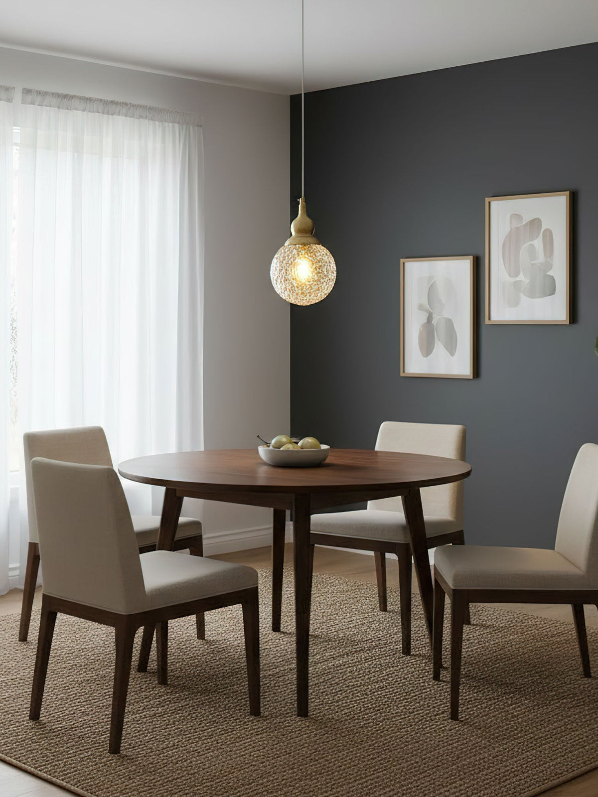Bella Brass Pendant Light