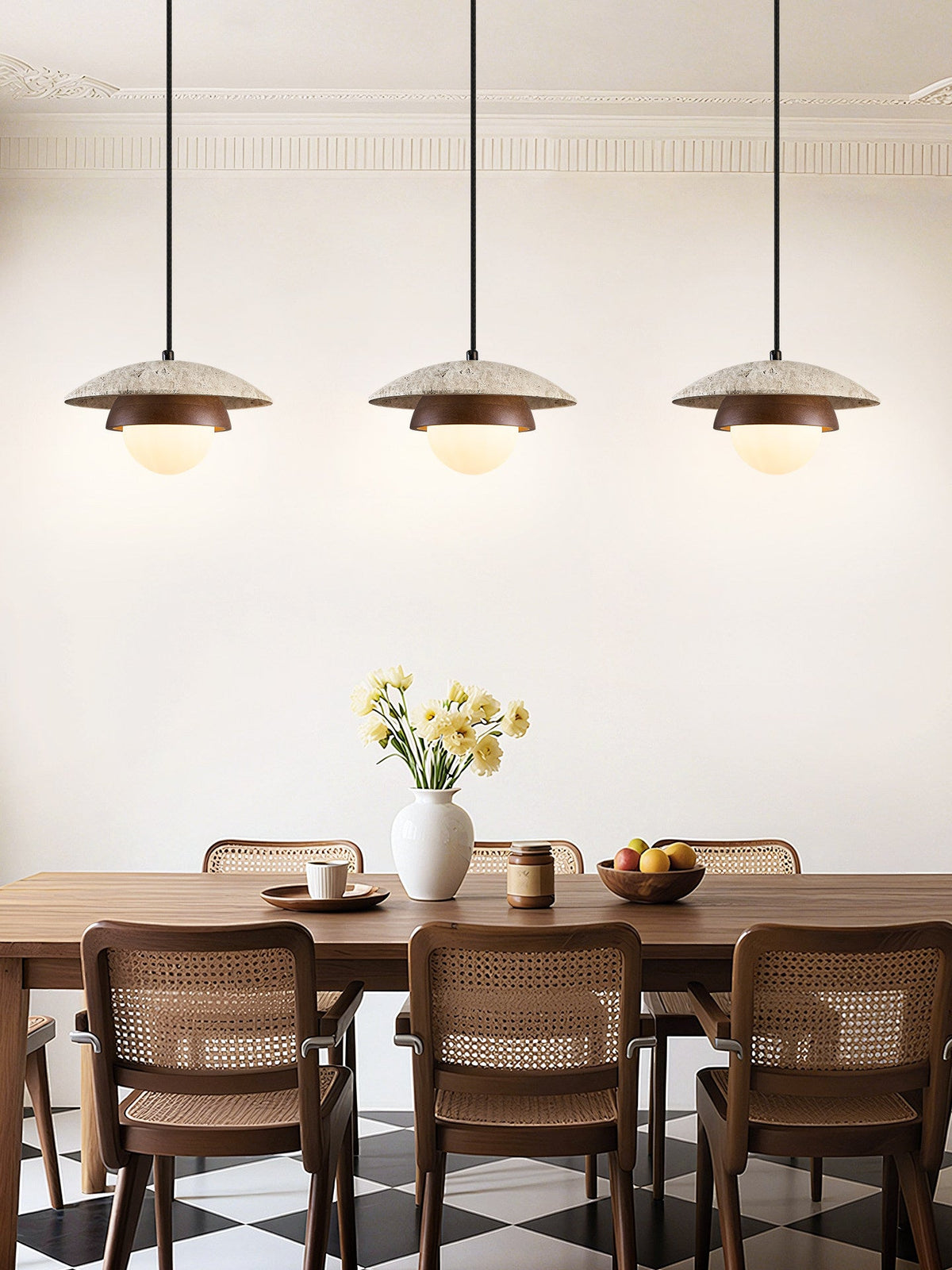 Milo Travertine Pendant Light