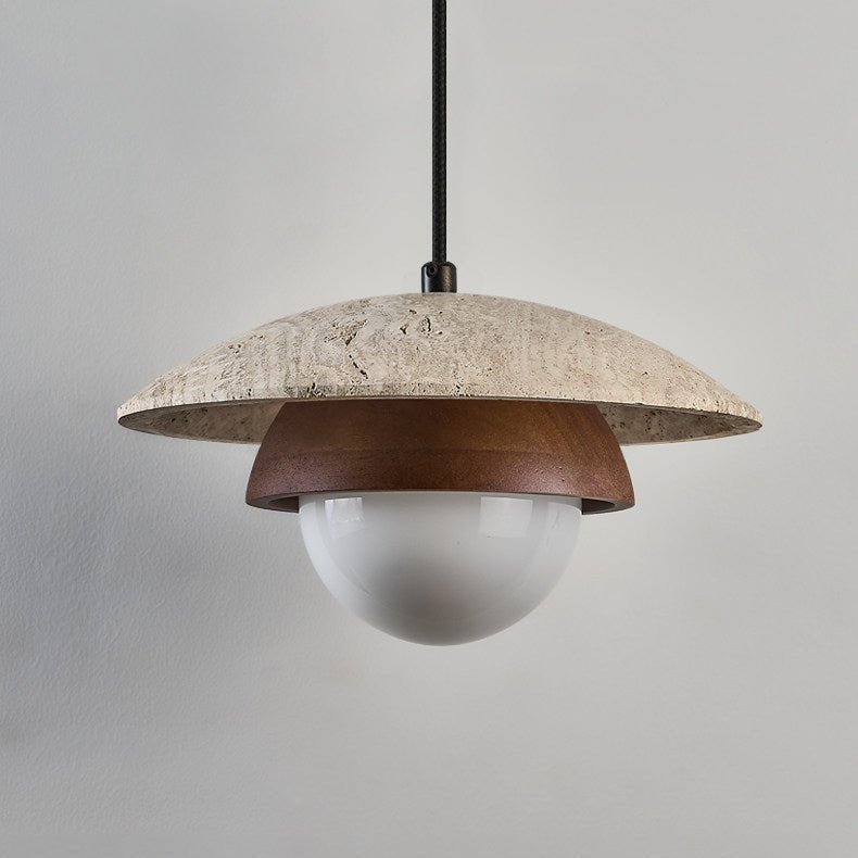 Milo Travertine Pendant Light