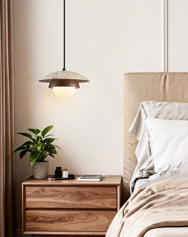 Milo Travertine Pendant Light