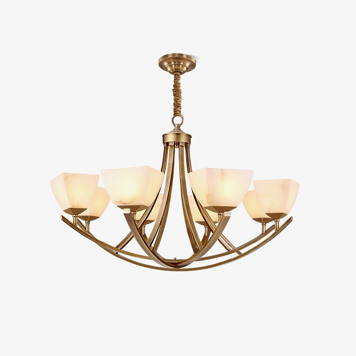 Dover Brass Chandelier
