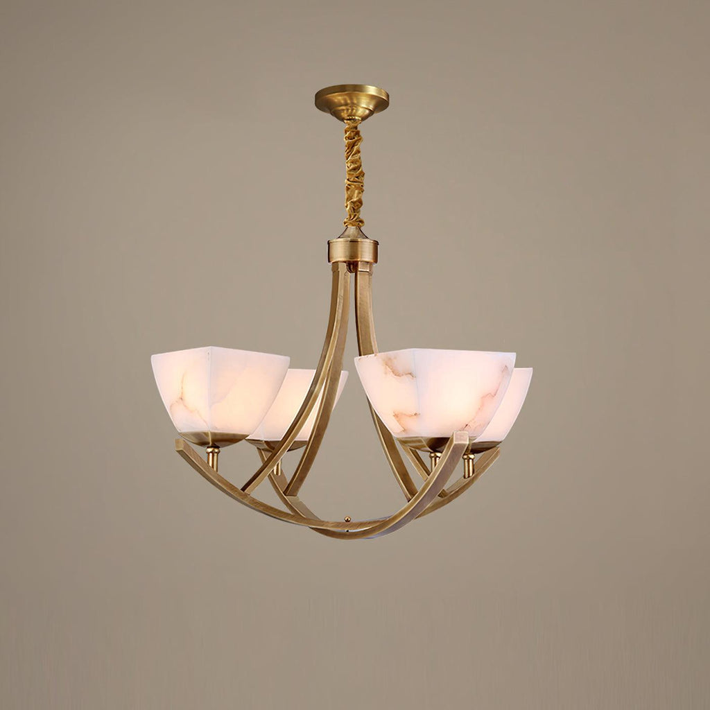 Dover Brass Chandelier