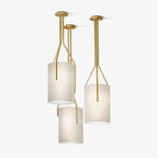 Thorne Linen Cylinder Chandelier
