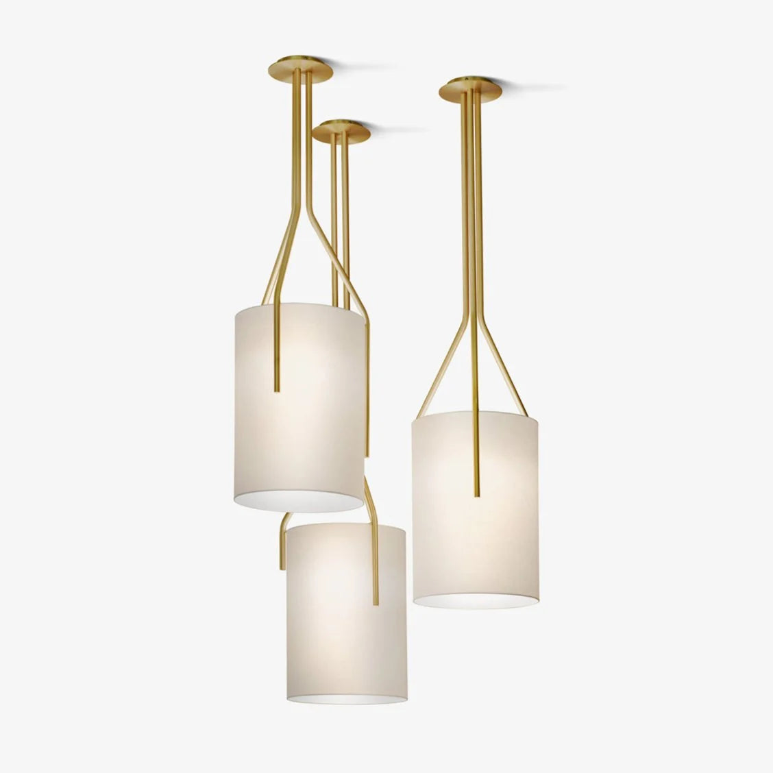 Thorne Linen Cylinder Chandelier