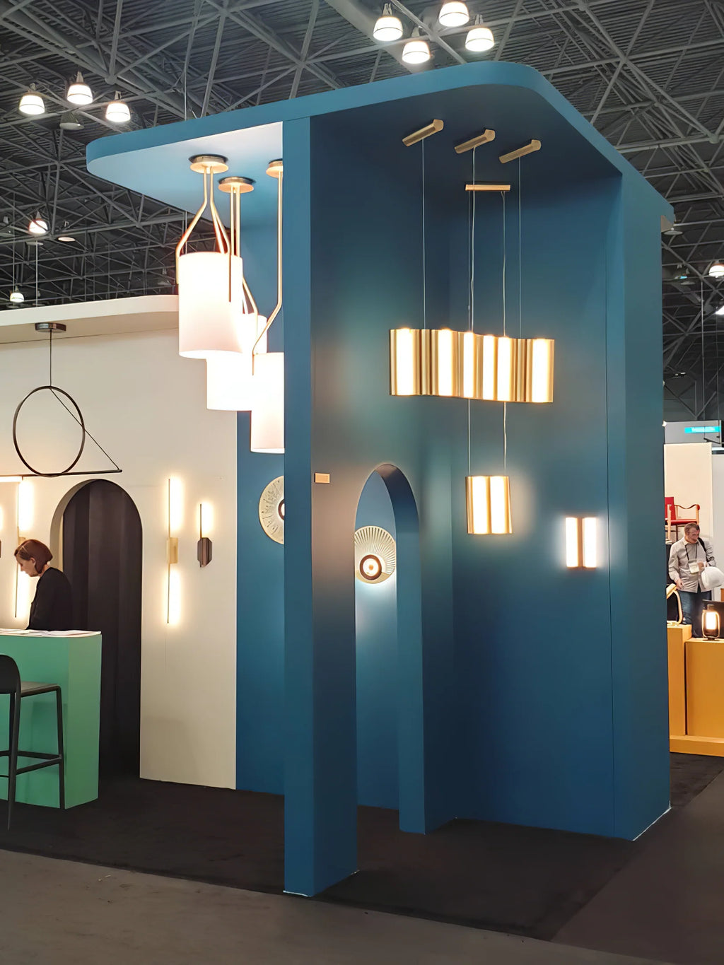 Thorne Linen Cylinder Chandelier