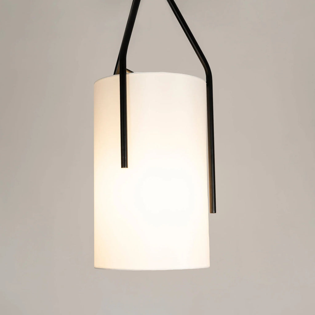 Thorne Linen Cylinder Chandelier
