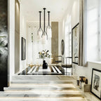 Thorne Linen Cylinder Chandelier