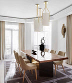 Thorne Linen Cylinder Chandelier