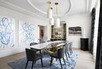 Thorne Linen Cylinder Chandelier