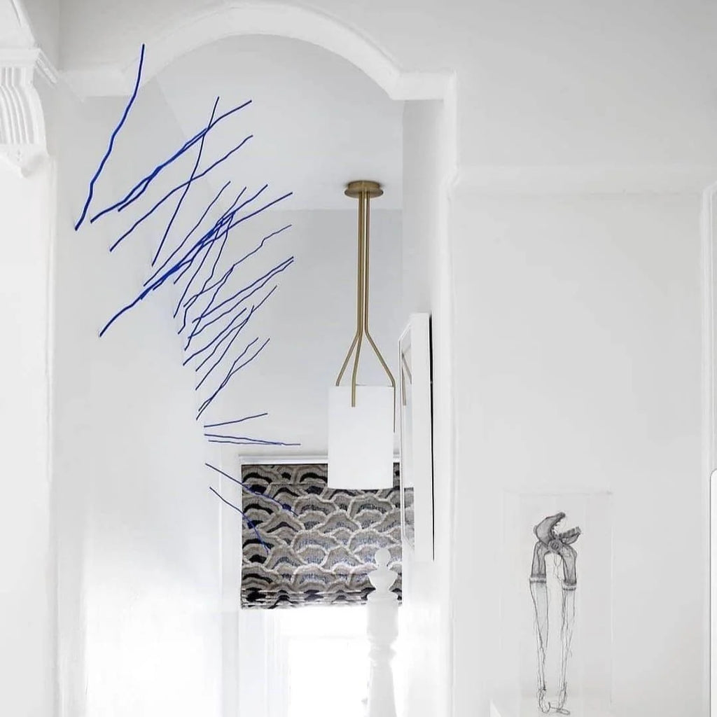 Thorne Linen Cylinder Chandelier