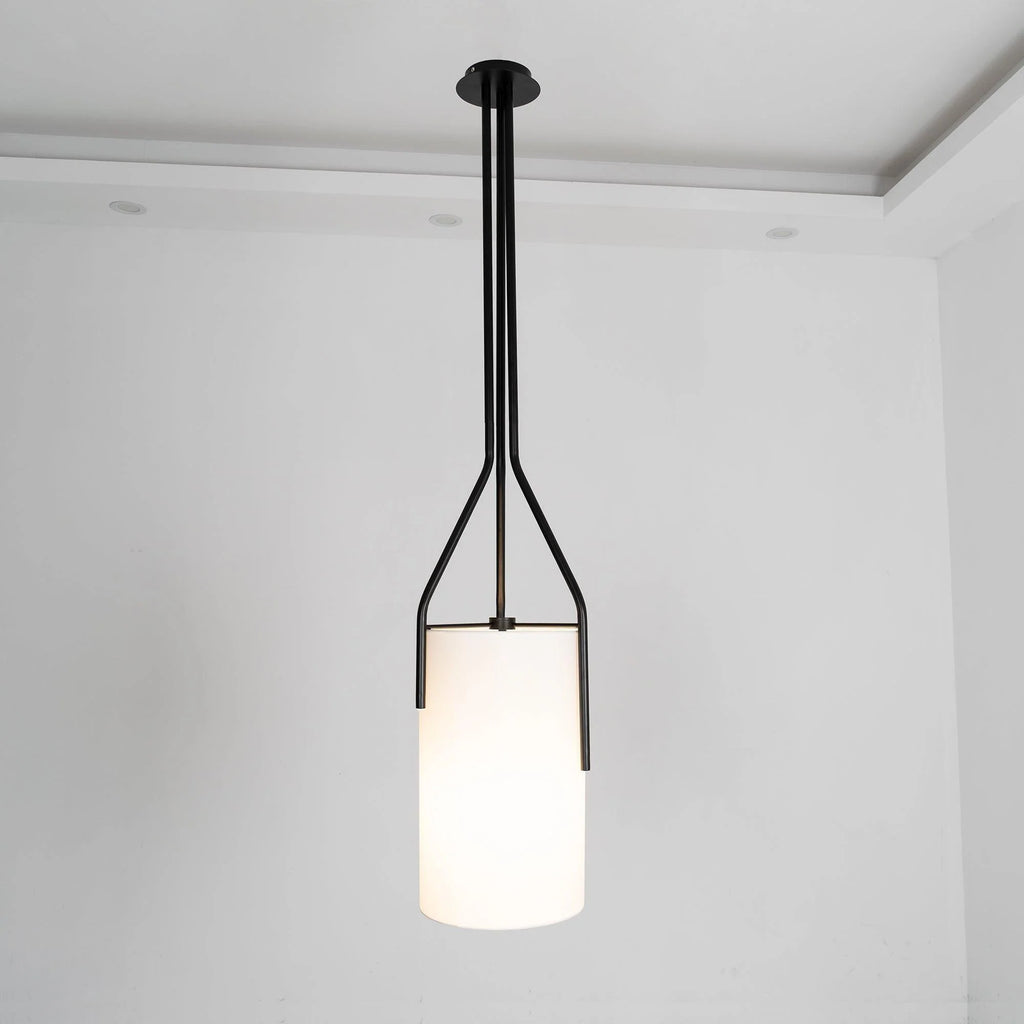 Thorne Linen Cylinder Chandelier