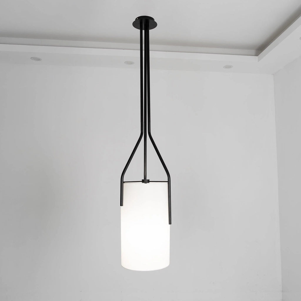 Thorne Linen Cylinder Chandelier