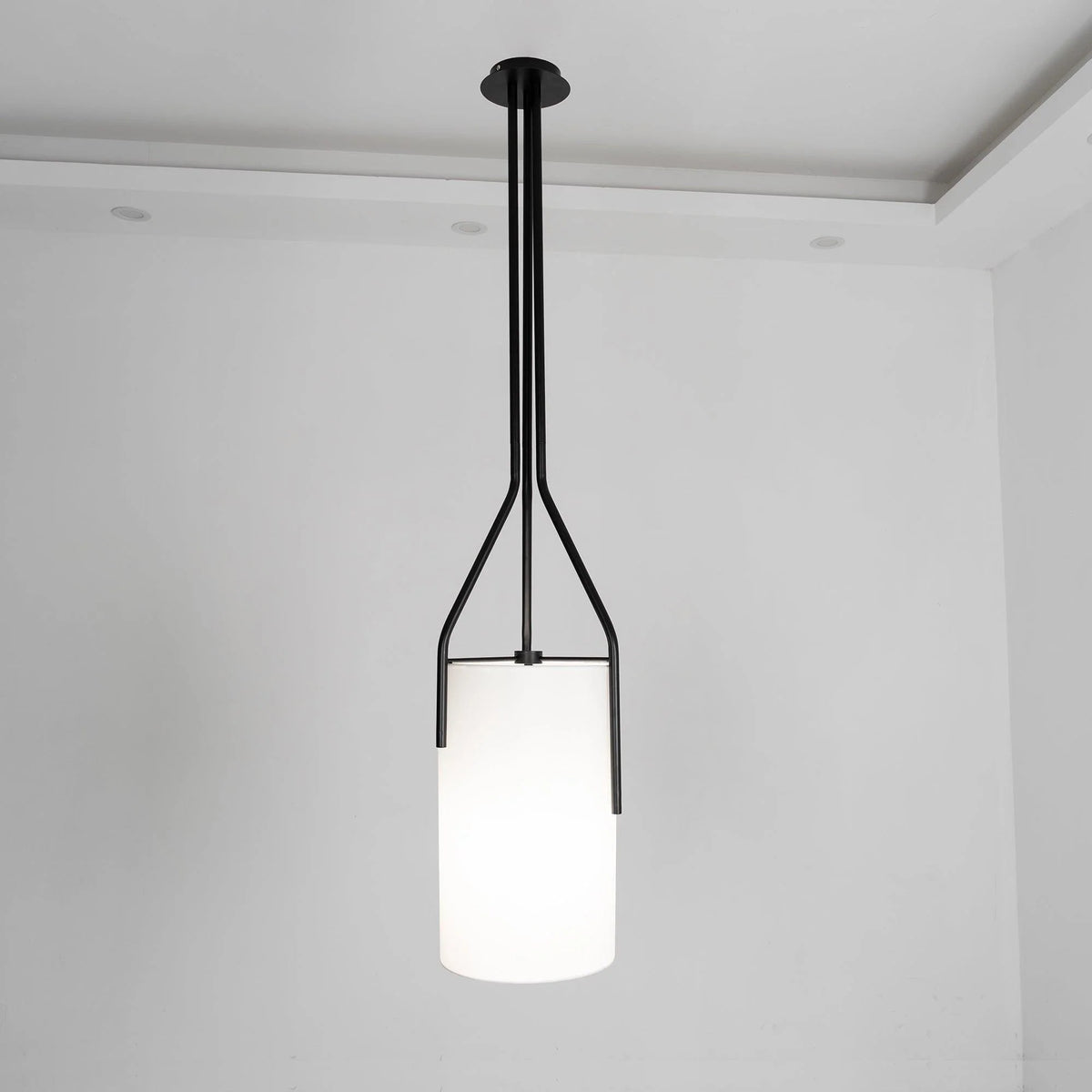 Thorne Linen Cylinder Chandelier