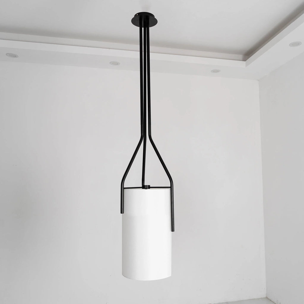 Thorne Linen Cylinder Chandelier