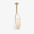 Thorne Linen Cylinder Chandelier