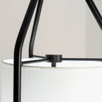 Thorne Linen Cylinder Chandelier