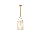 Thorne Linen Cylinder Chandelier
