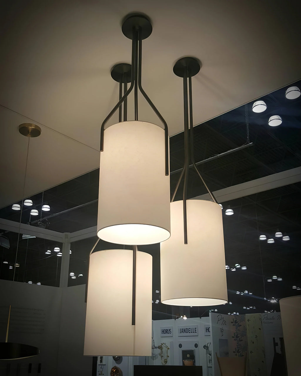 Thorne Linen Cylinder Chandelier
