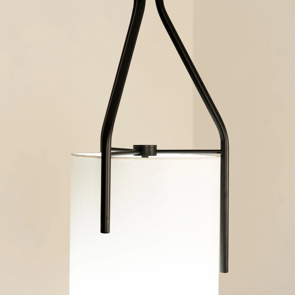 Thorne Linen Cylinder Chandelier