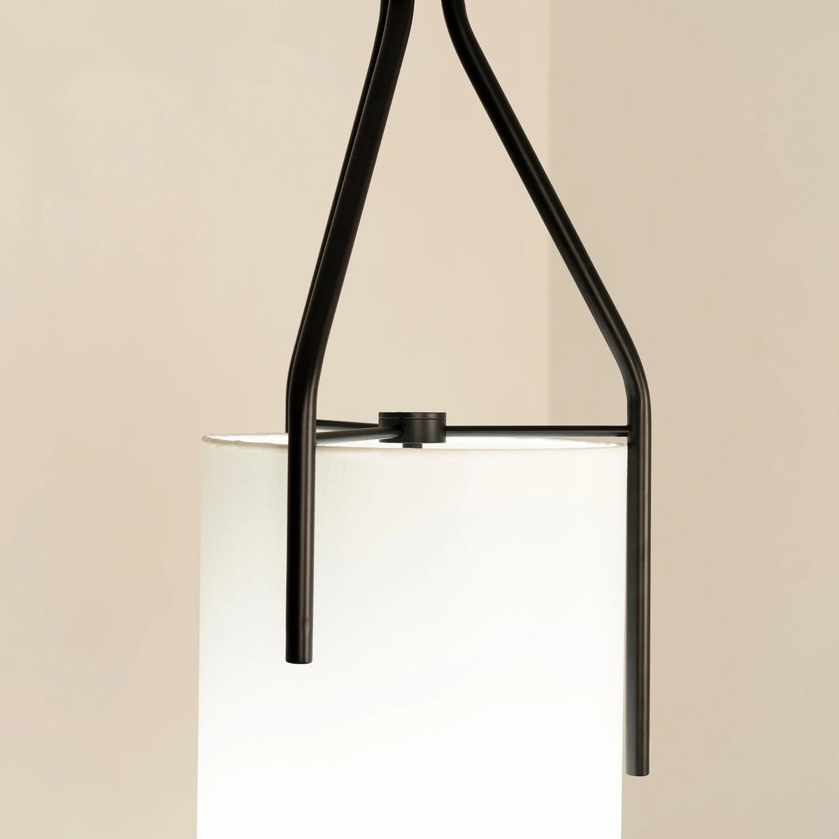 Thorne Linen Cylinder Chandelier