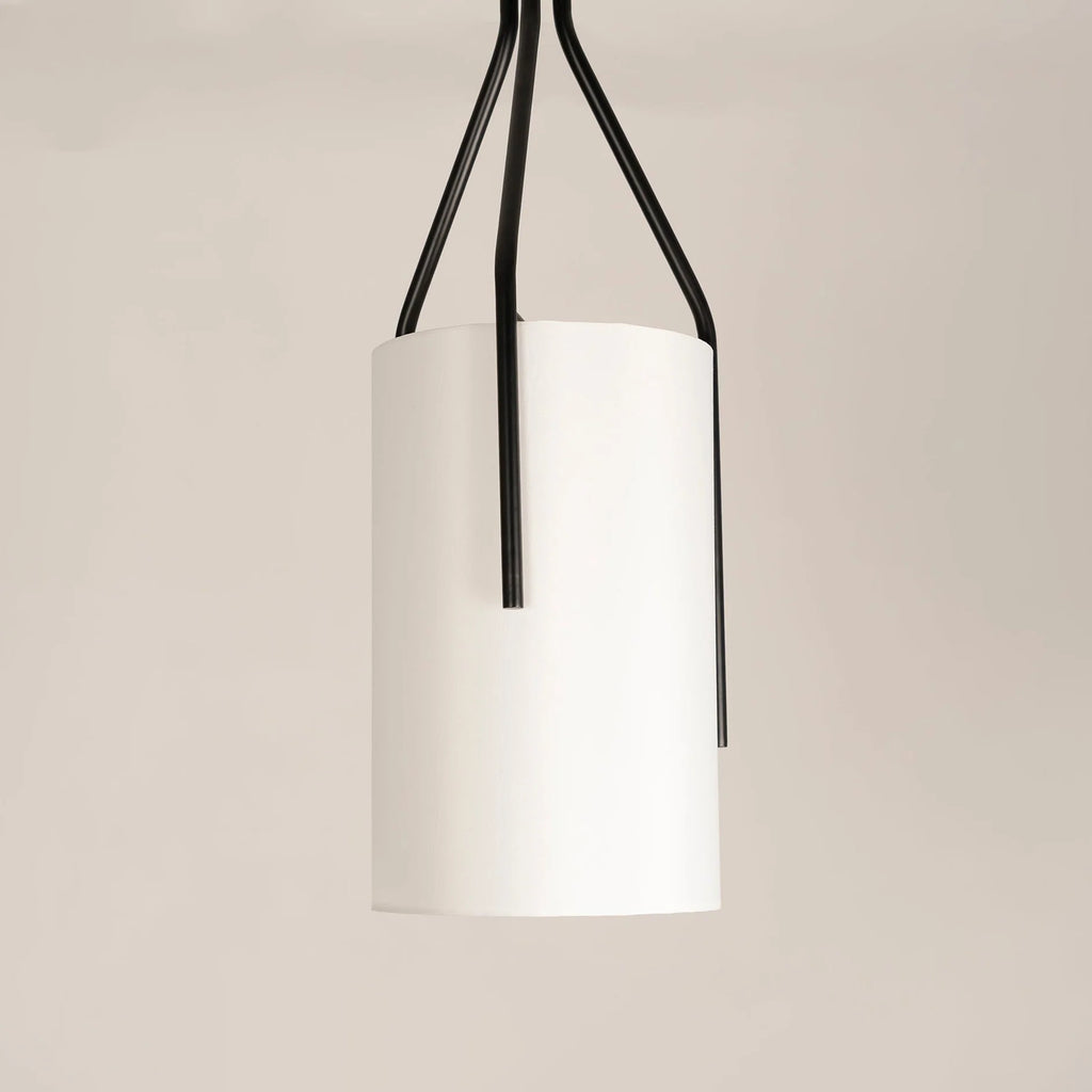 Thorne Linen Cylinder Chandelier
