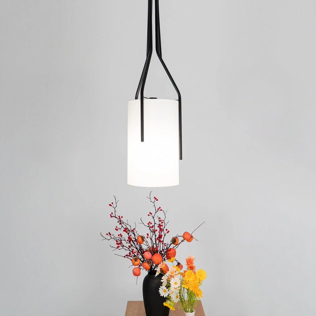 Thorne Linen Cylinder Chandelier