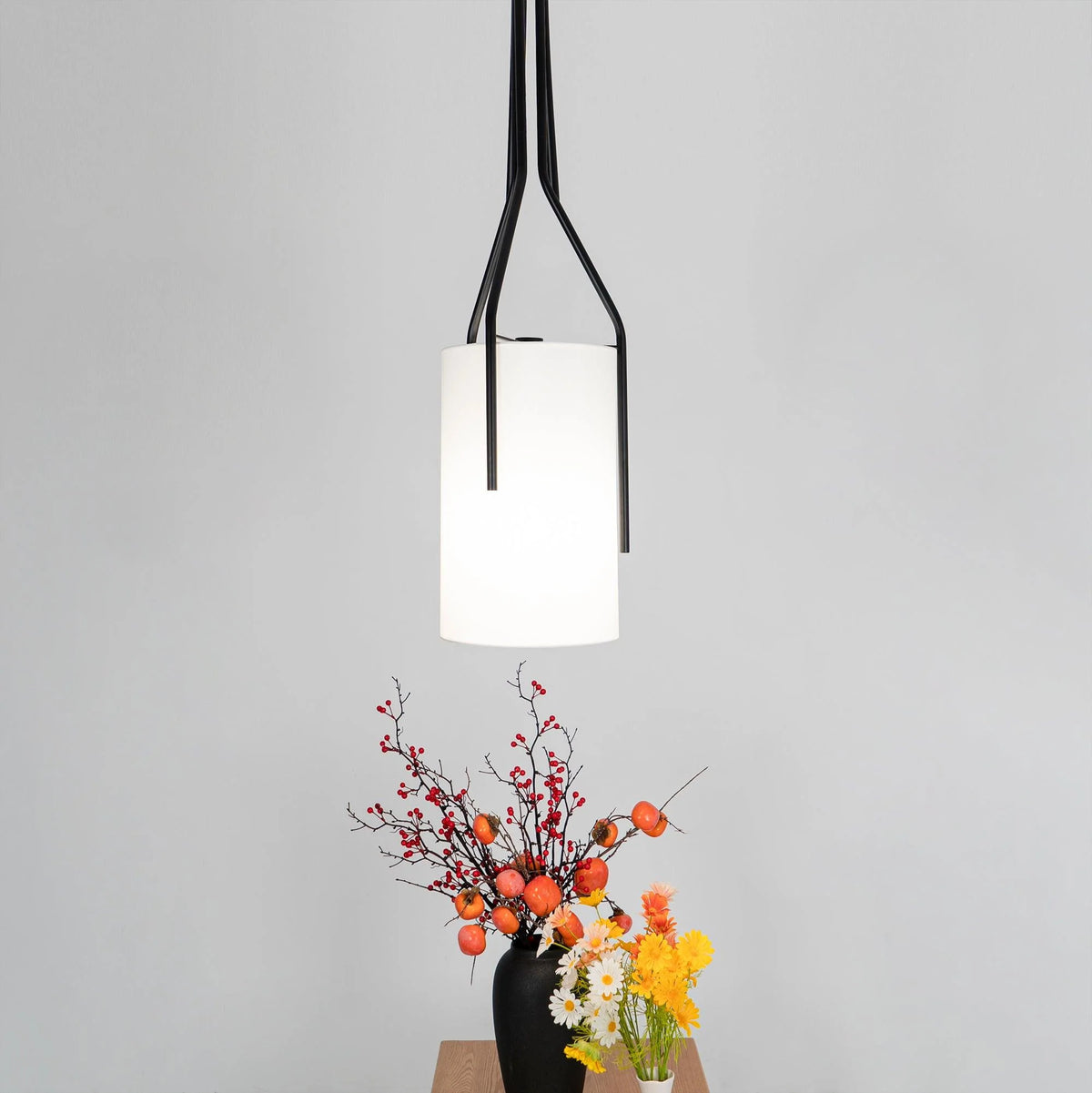 Thorne Linen Cylinder Chandelier