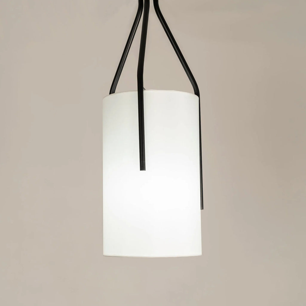 Thorne Linen Cylinder Chandelier