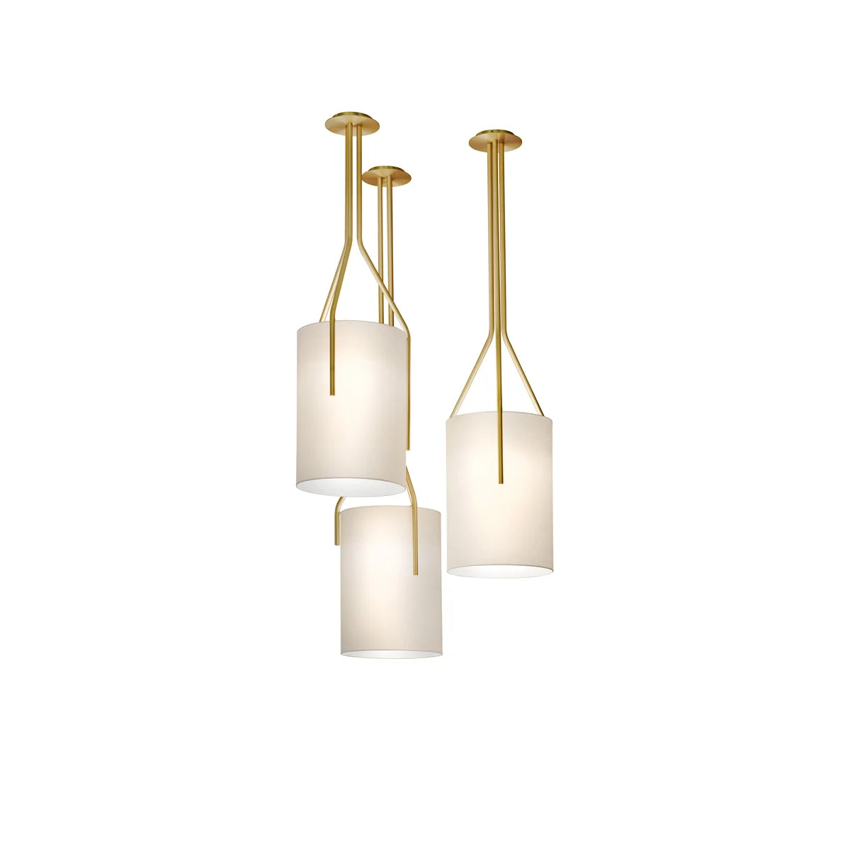 Thorne Linen Cylinder Chandelier