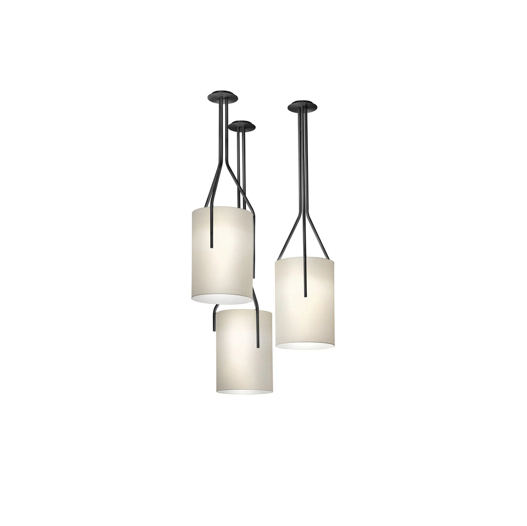 Thorne Linen Cylinder Chandelier