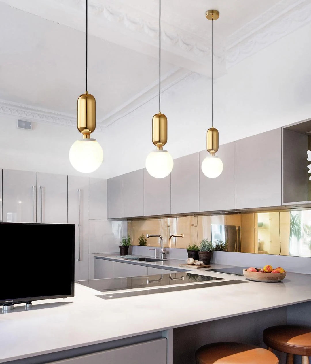 Capsule Globe Pendant Light
