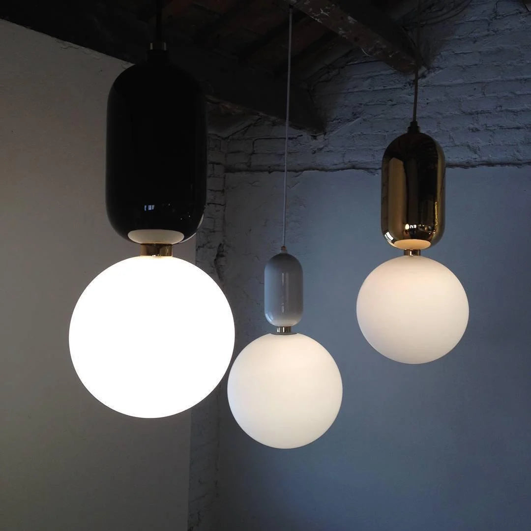 Capsule Globe Pendant Light