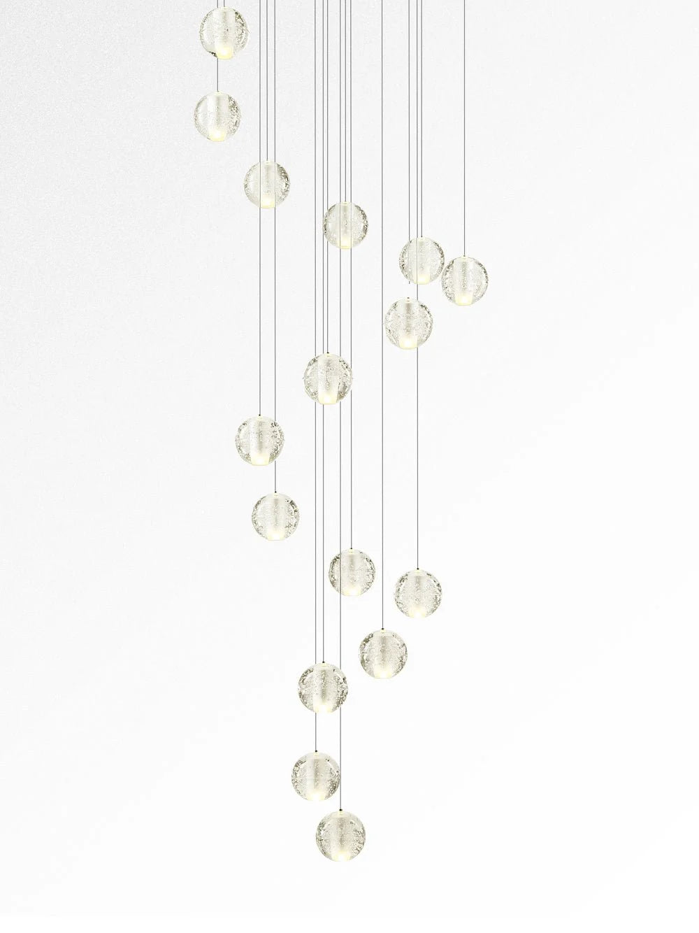 Crystal Bubbles Balls Pendant Lamp