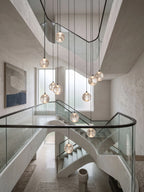 Crystal Bubbles Balls Pendant Lamp