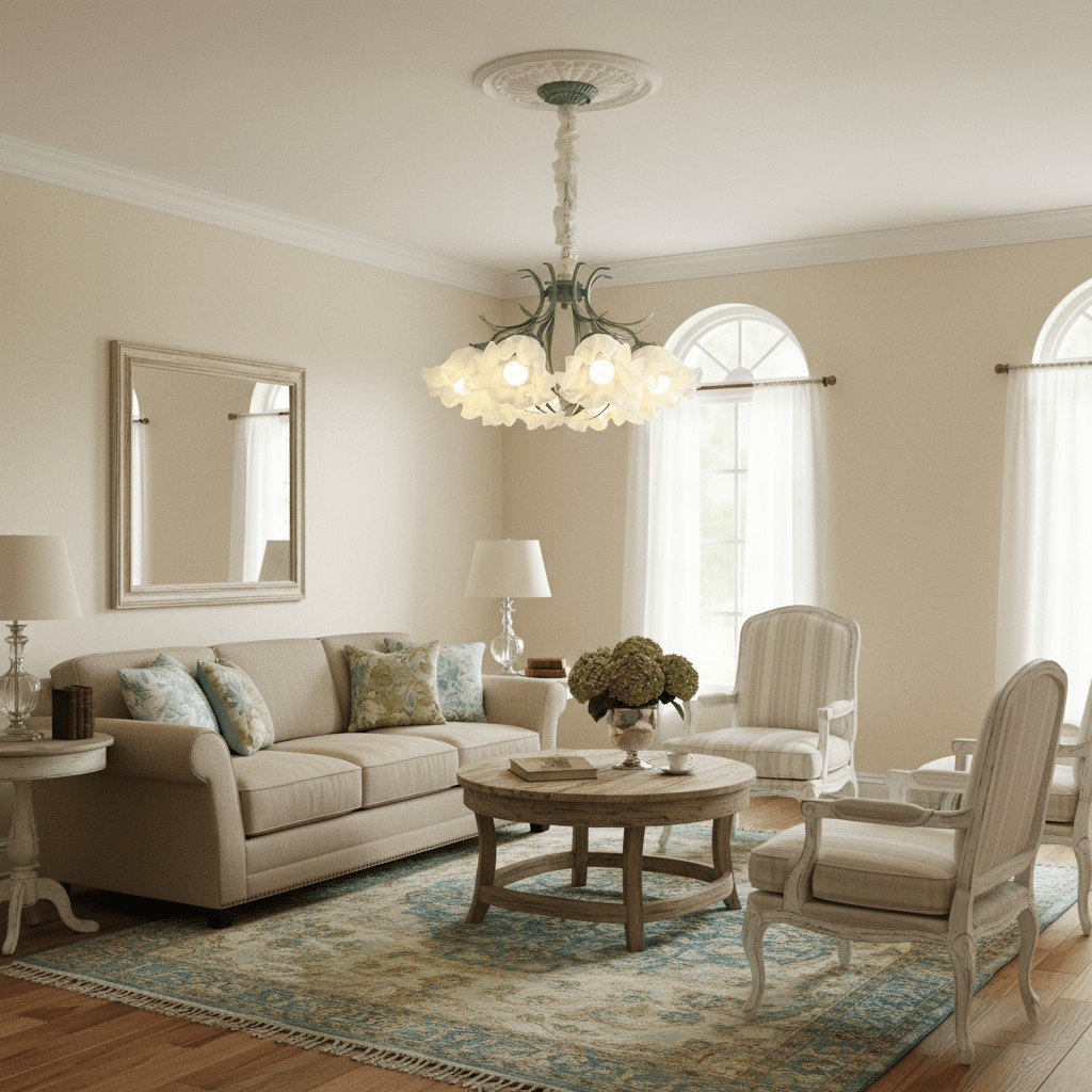 Lily of the Valley Flower Chandelier