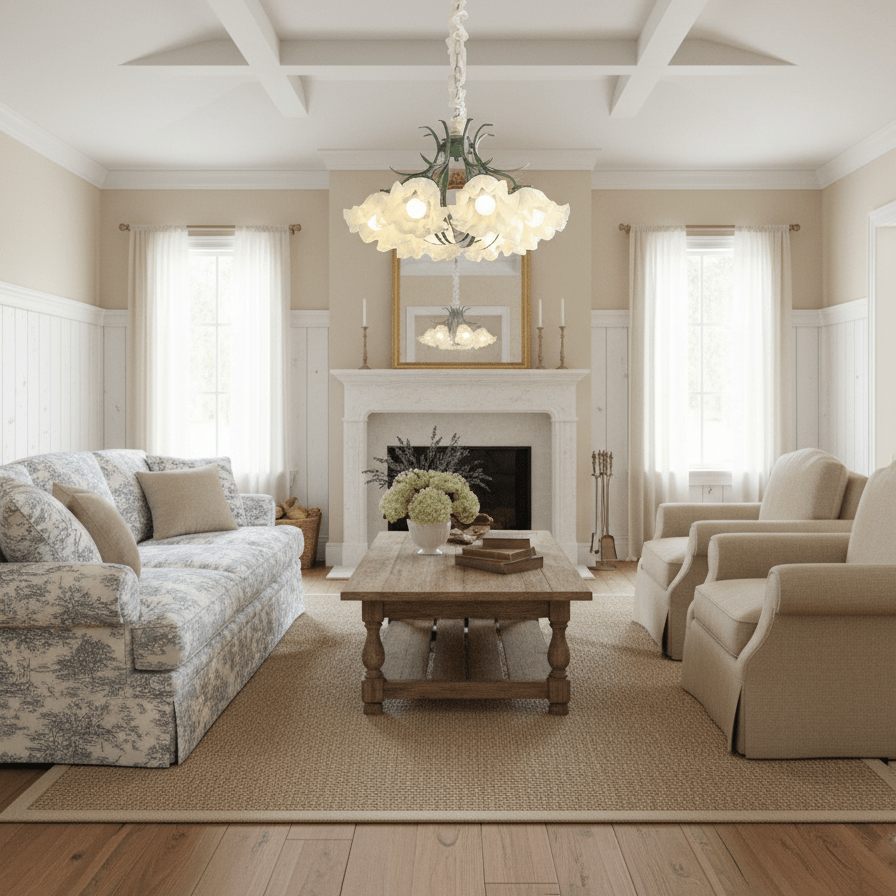 Lily of the Valley Flower Chandelier