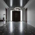 Modern Crystal Double C Chandelier