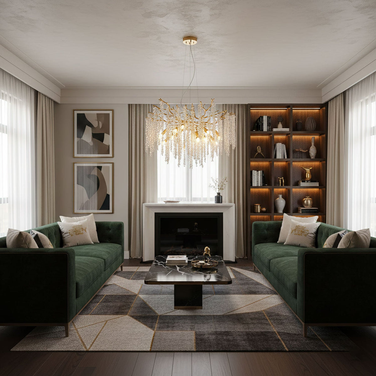 Albero Crystal Chandelier