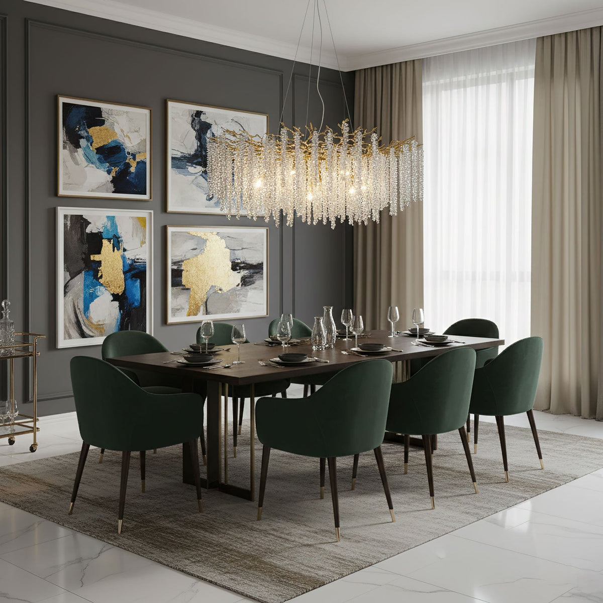 Albero Crystal Chandelier