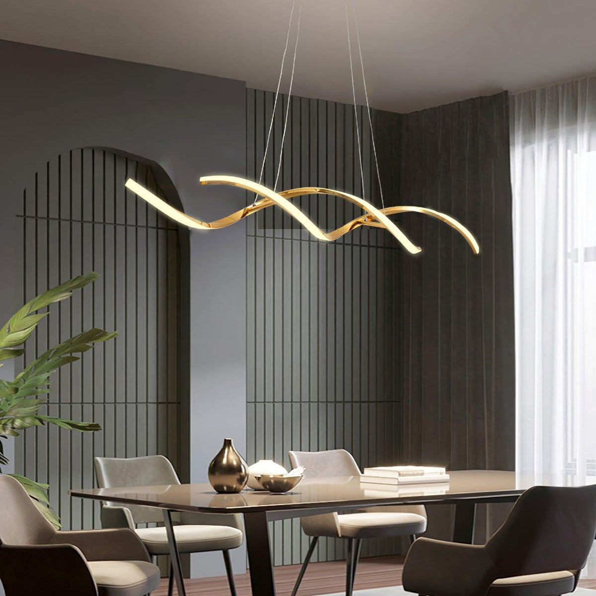 Gentle Waves Pendant Light