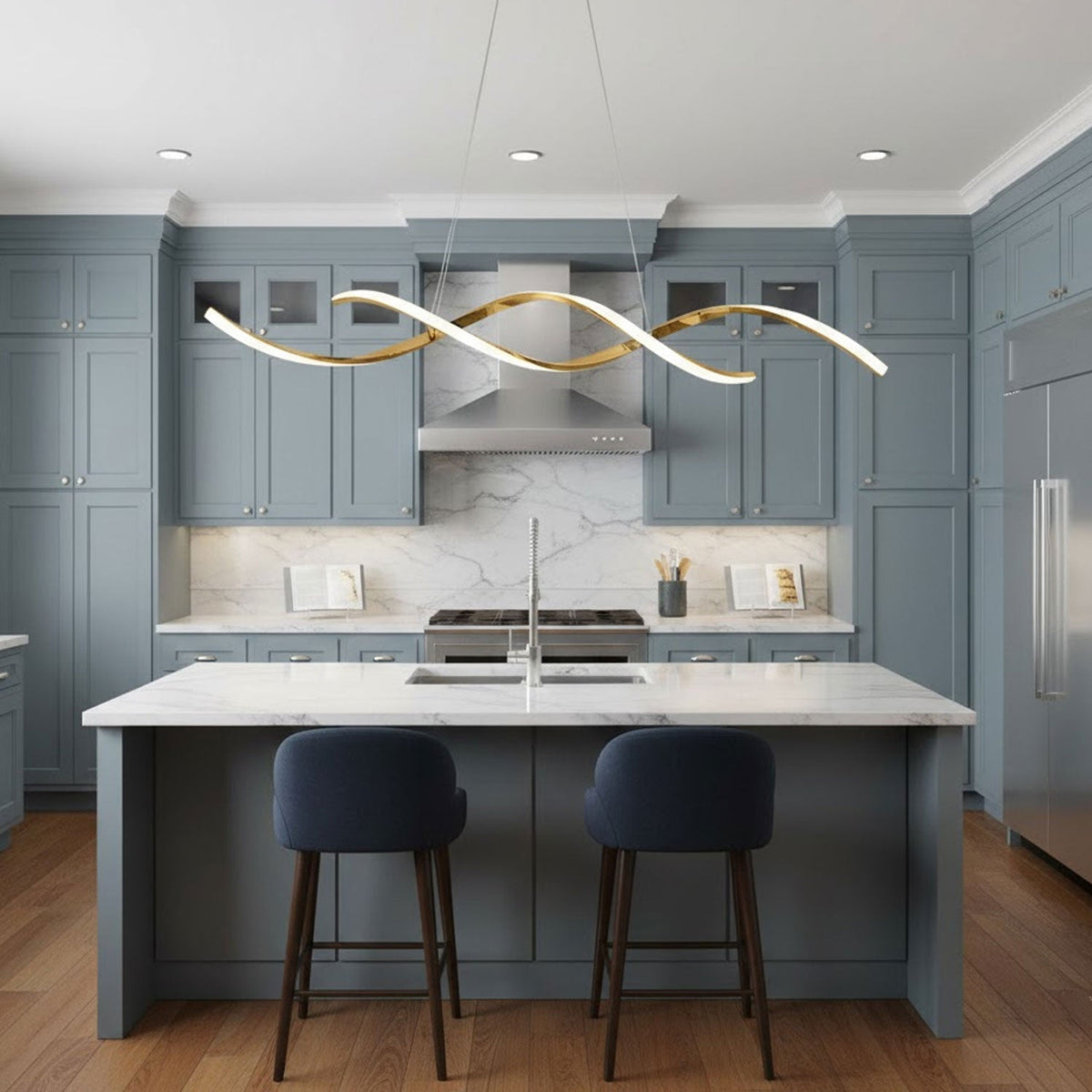 Gentle Waves Pendant Light