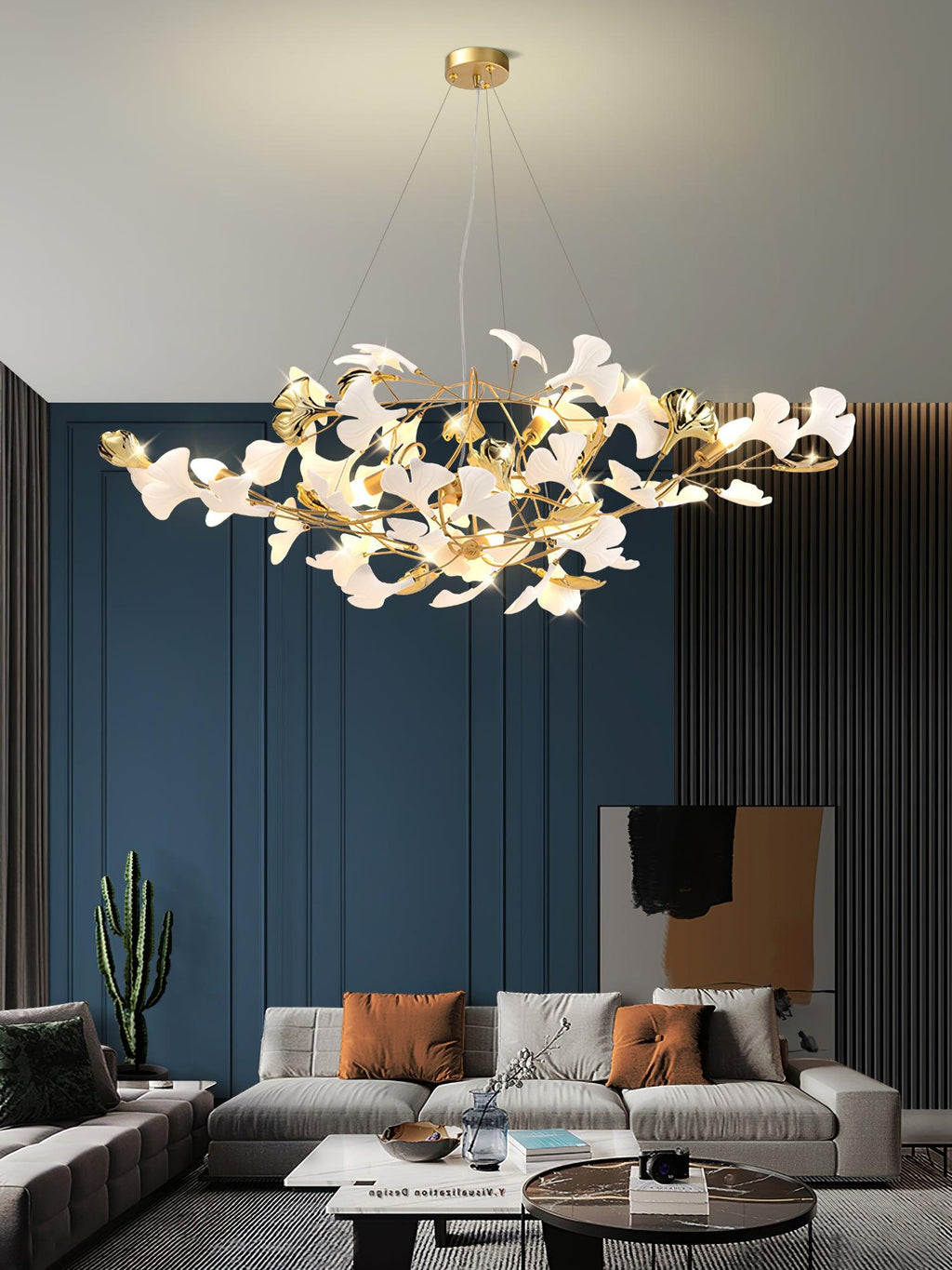 Gingko Cluster Chandelier