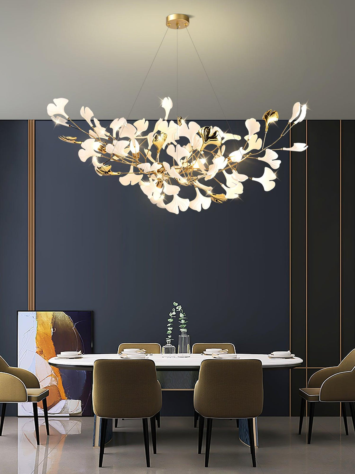 Gingko Cluster Chandelier