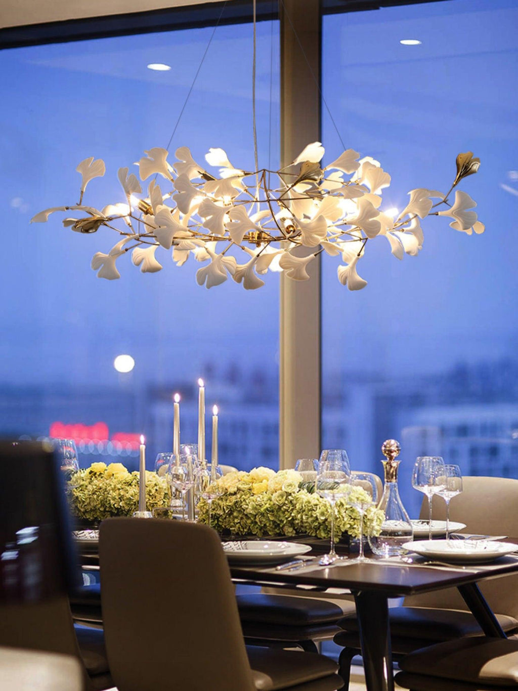 Gingko Cluster Chandelier