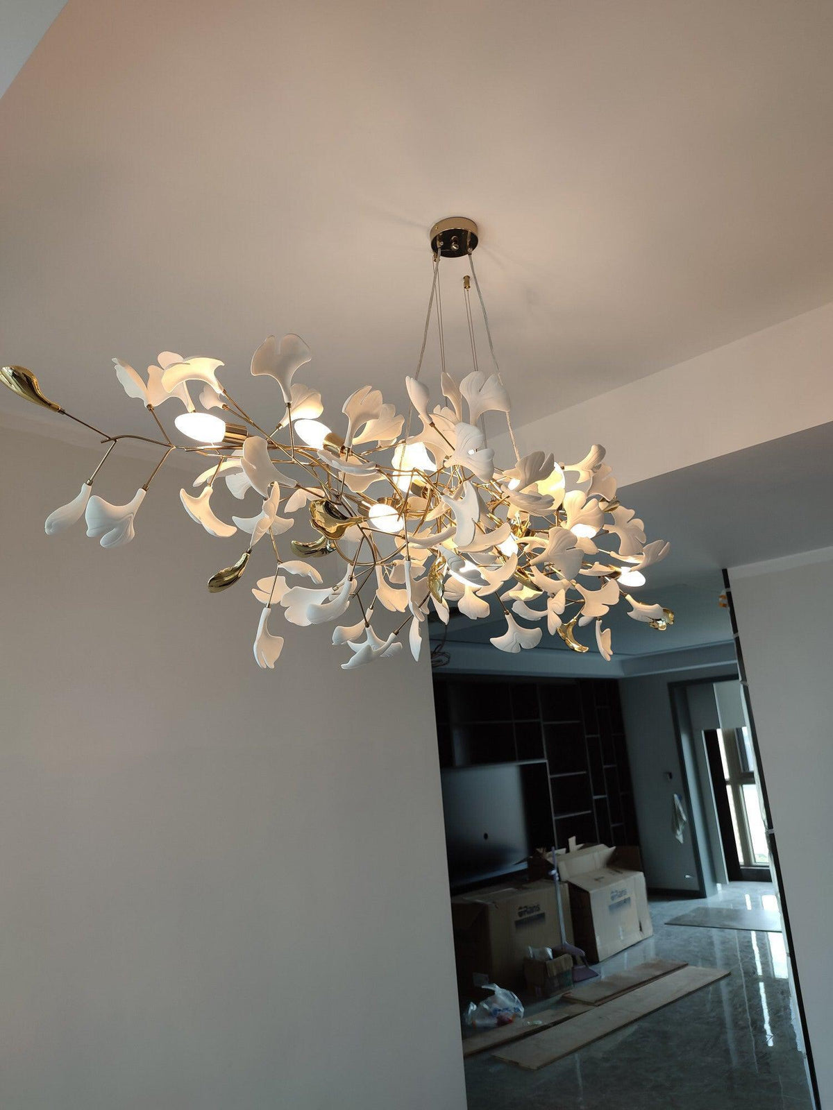 Gingko Cluster Chandelier