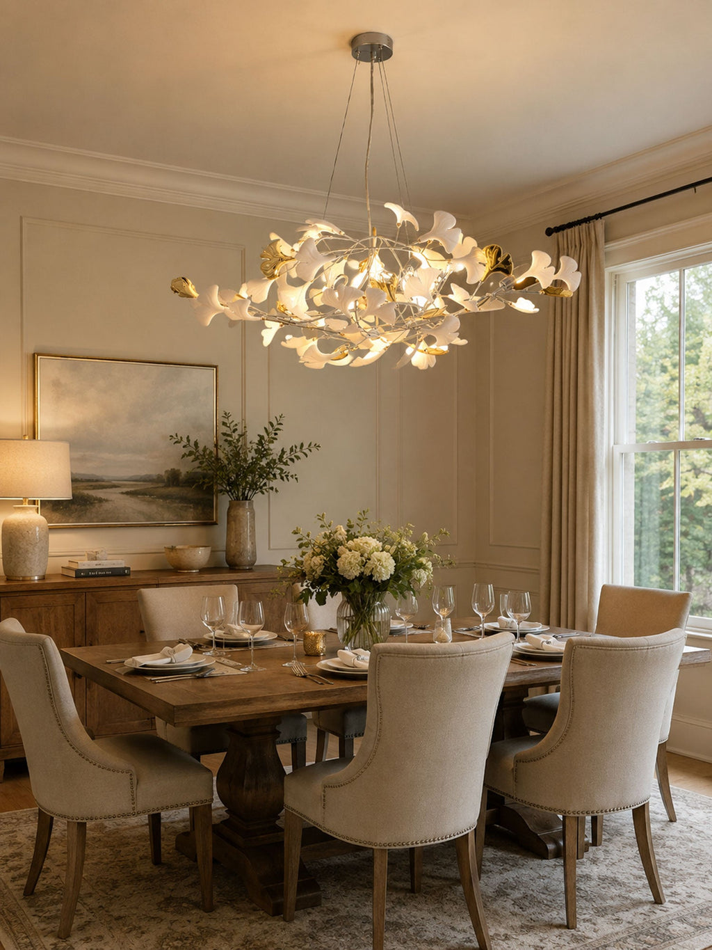 Gingko Cluster Chandelier