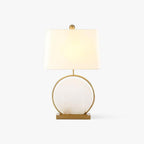 Roma White Alabaster Table Lamp