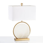 Roma White Alabaster Table Lamp