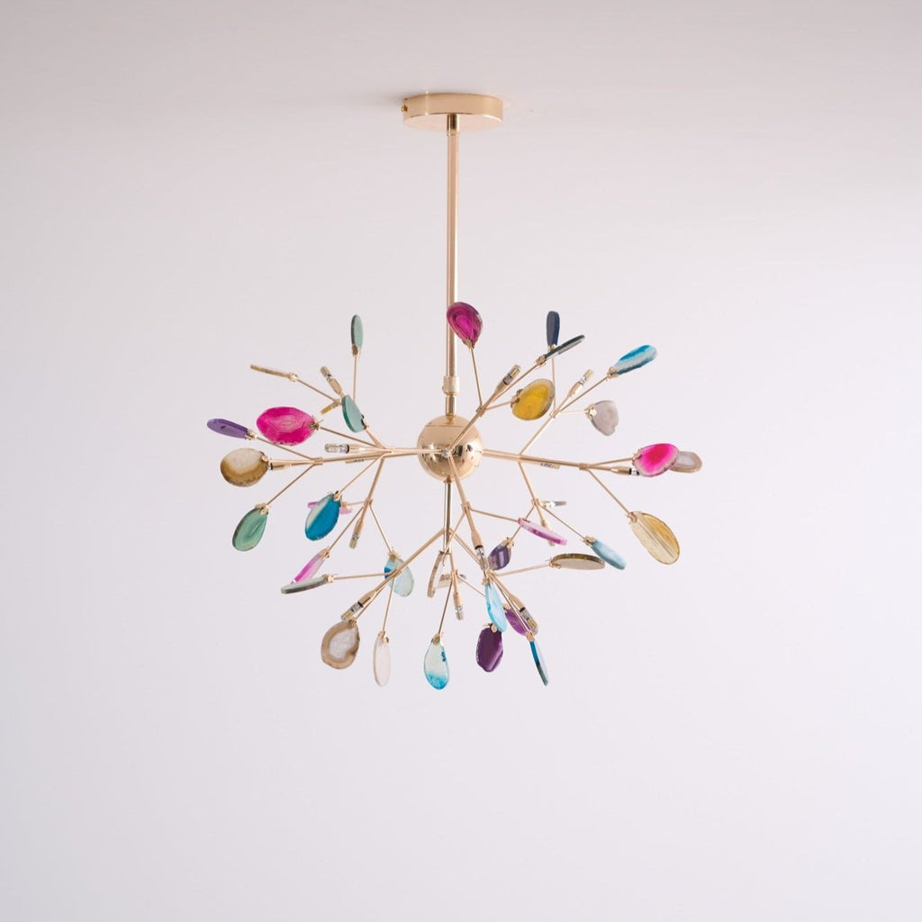 Agate Flake Chandelier