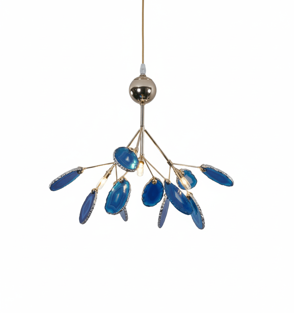 4 heads ∅ 11.8″ x H 11.8″/ Dia 30cm x H 30cm / Blue